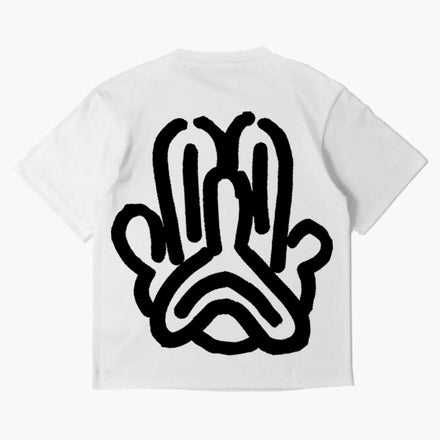White Slawn Face Tee
